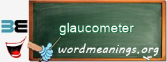 WordMeaning blackboard for glaucometer